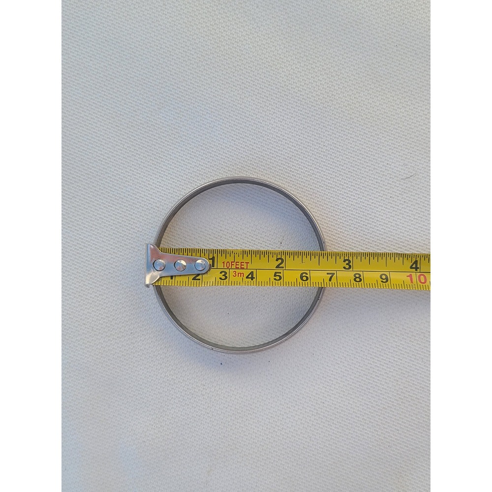Monet Silver Tone Bangle bracelet - Picture 3 of 5